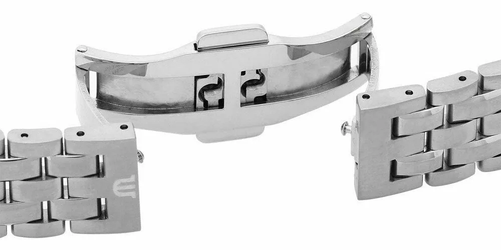 Maurice Lacroix Masterpiece Small Second Automatic Steel Mens Watch Date MP6907-SS002-111-1