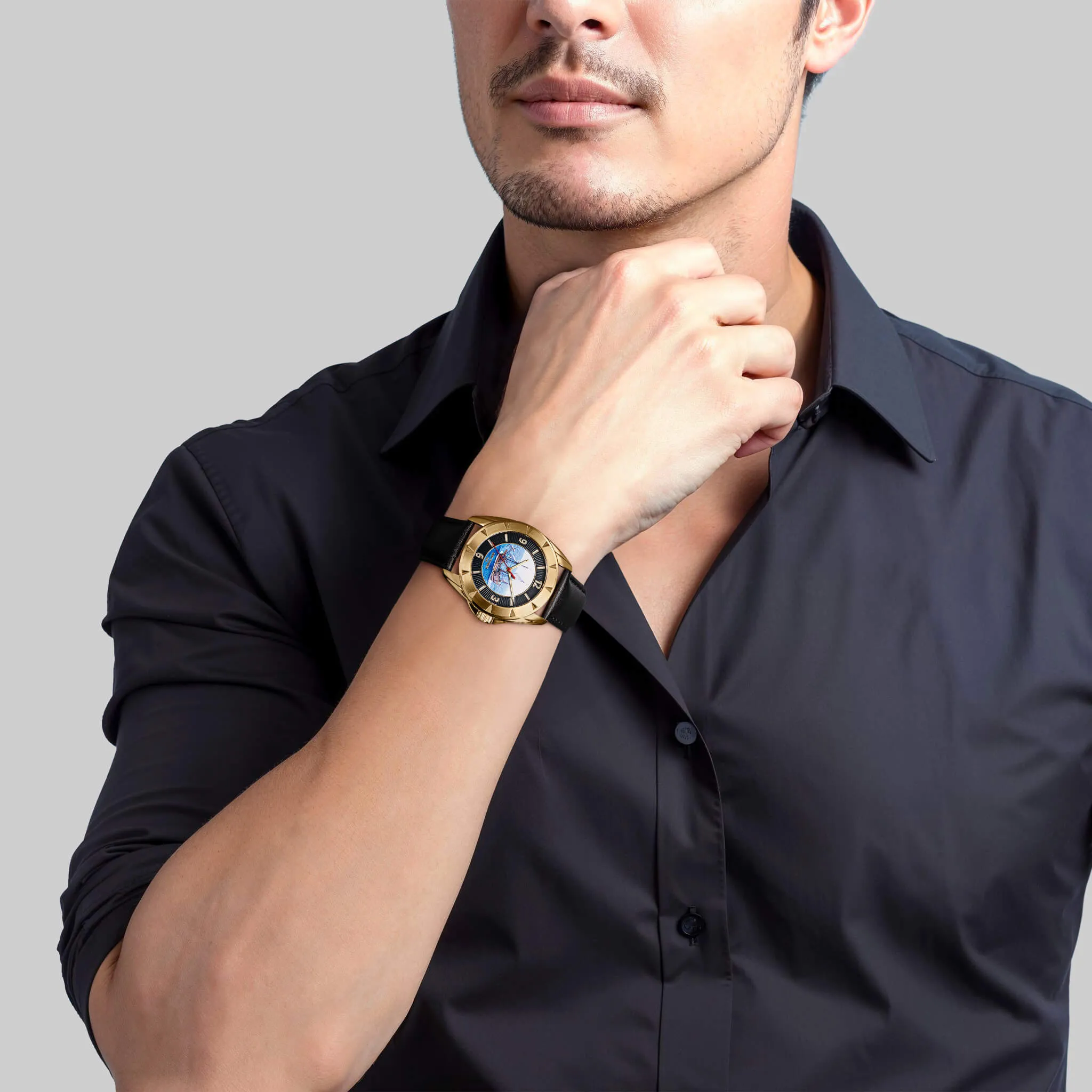 Mayflower Leather Men's Watch