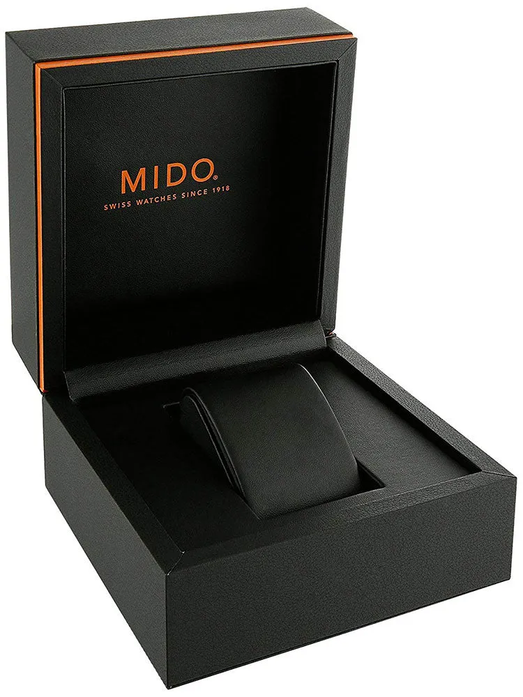 Mido Multifort Brown Dial Day-Date Brown Leather Strap Automatic Unisex Watch M018.830.36.292.00