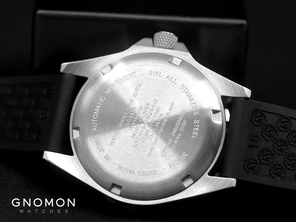 MSAR NGM Diver Automatic - Rubber Ref. WW194026SS-0130