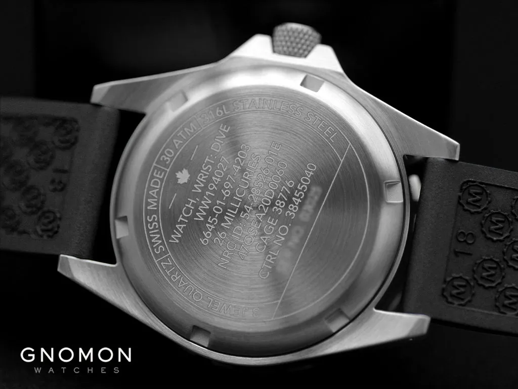 MSAR NMG Diver Quartz - Rubber Ref. WW194027SS-0130