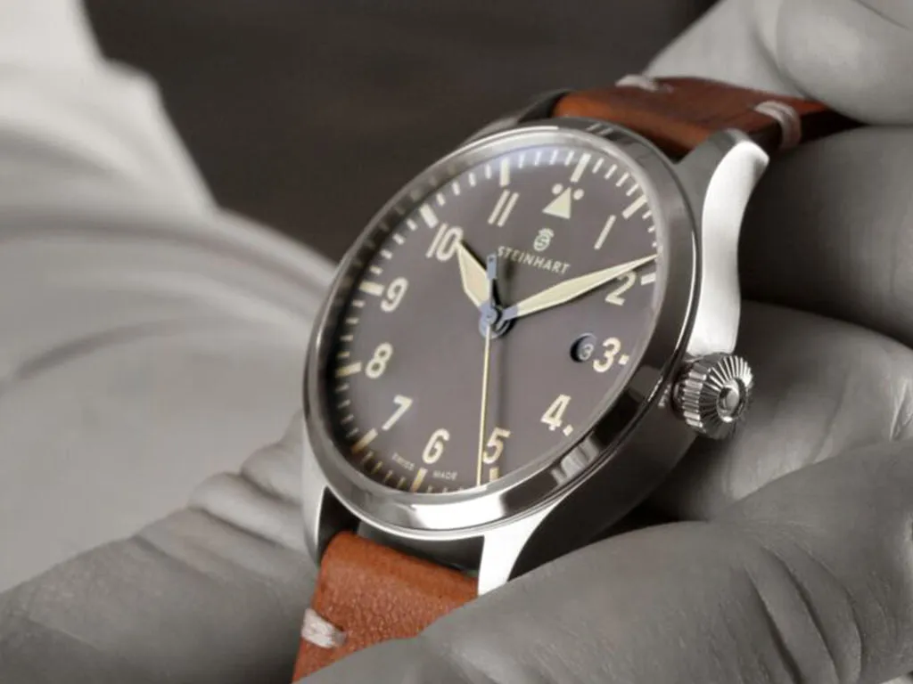 Nav B-Uhr 42 A-Muster Vintage Beige