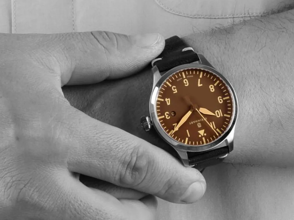 Nav B-Uhr 42 A-Muster Vintage Brown