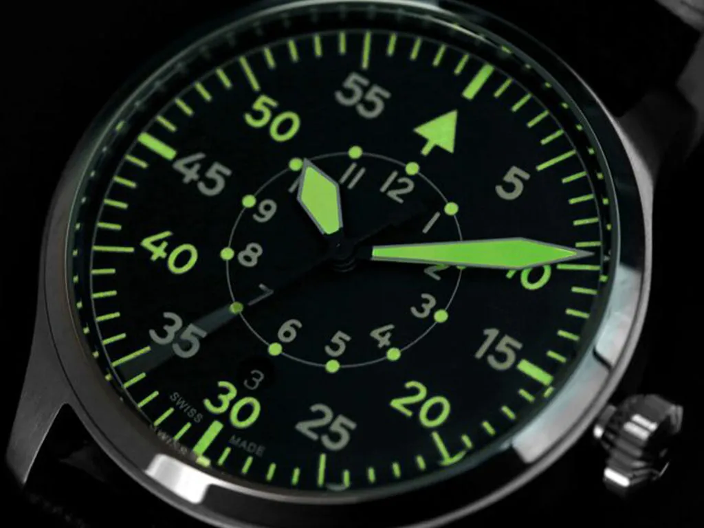 Nav B-Uhr 42 B-Muster Black