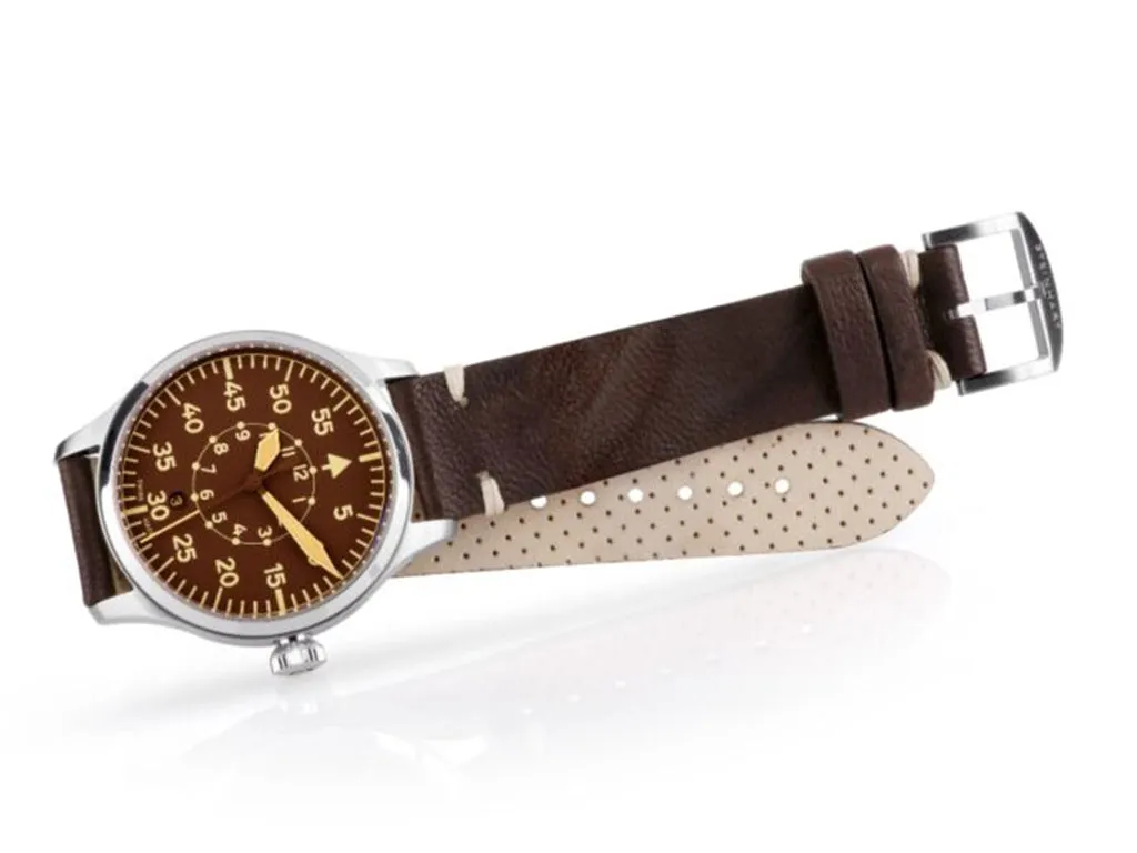 Nav B-Uhr 42 B-Muster Vintage Brown