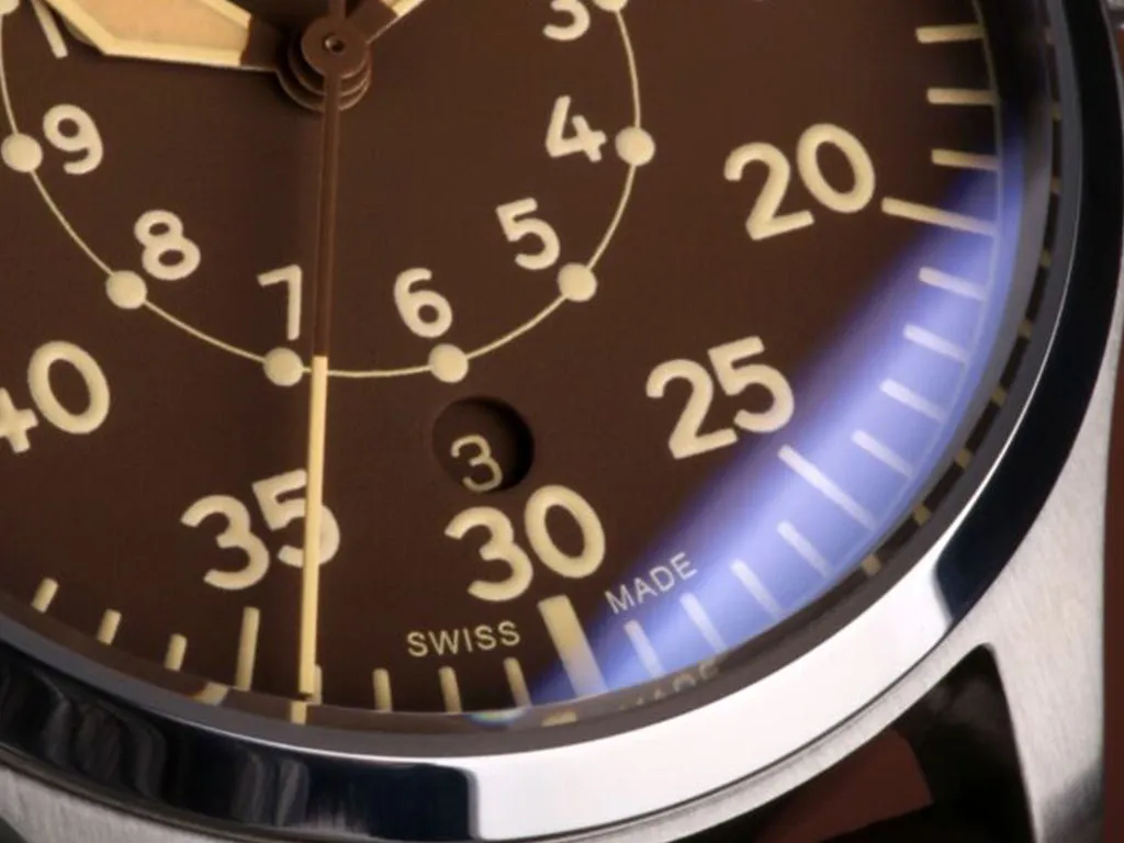 Nav B-Uhr 42 B-Muster Vintage Brown