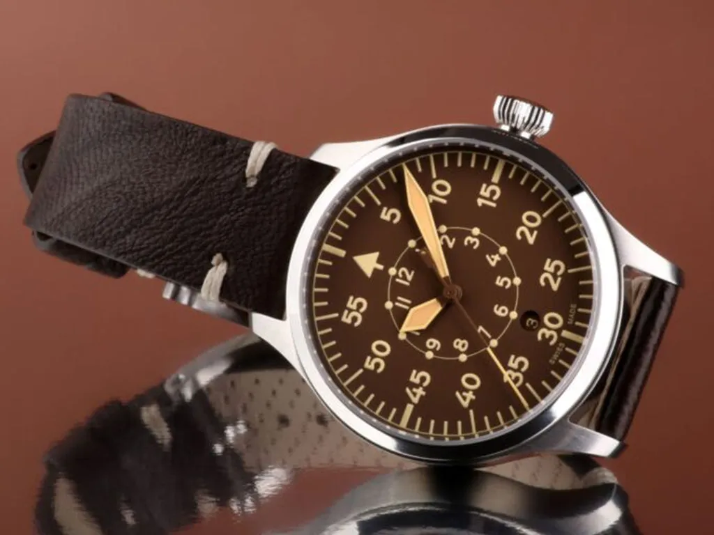 Nav B-Uhr 42 B-Muster Vintage Brown