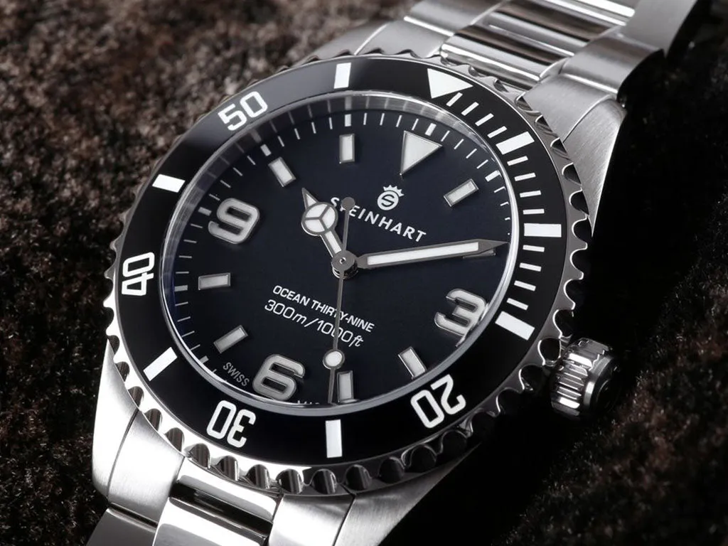 Ocean 39 Black Ceramic Premium - 904L Steel