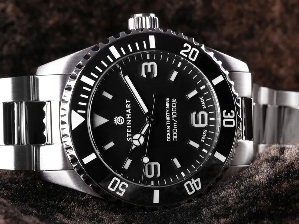 Ocean 39 Black Ceramic Premium - 904L Steel