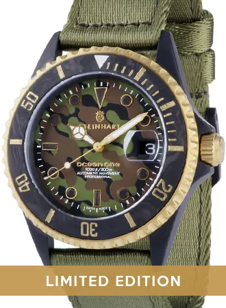 Ocean 39 Black Military Camouflage - Ltd Ed 200pcs