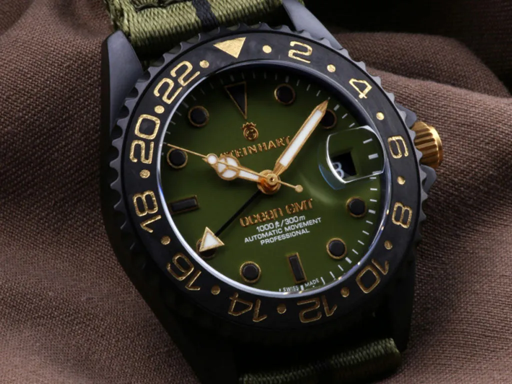 Ocean 39 GMT Black Military Khaki - Ltd Ed 200pcs