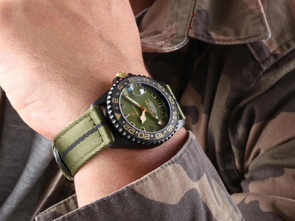 Ocean 39 GMT Black Military Khaki - Ltd Ed 200pcs