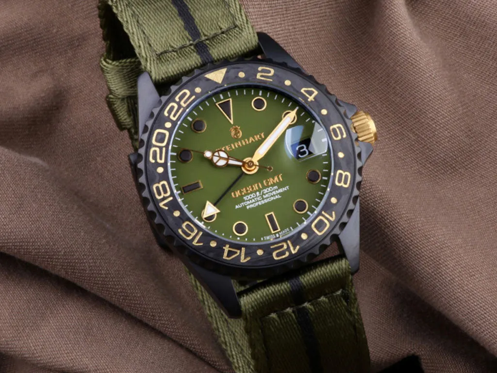 Ocean 39 GMT Black Military Khaki - Ltd Ed 200pcs