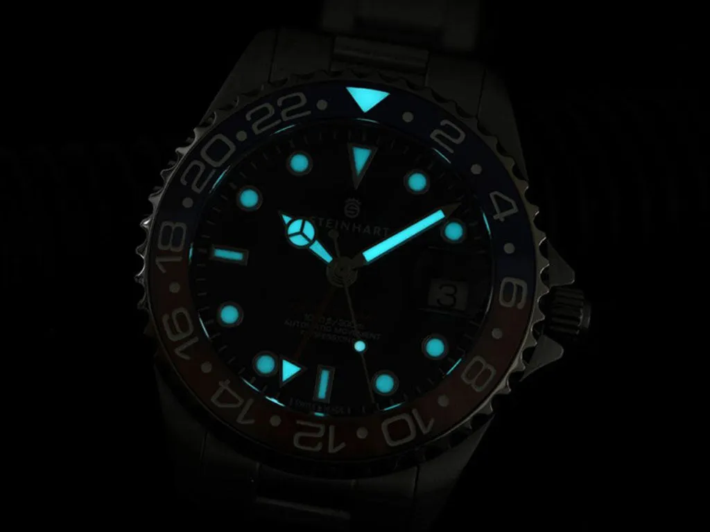 Ocean 39 GMT Blue/Red Ceramic