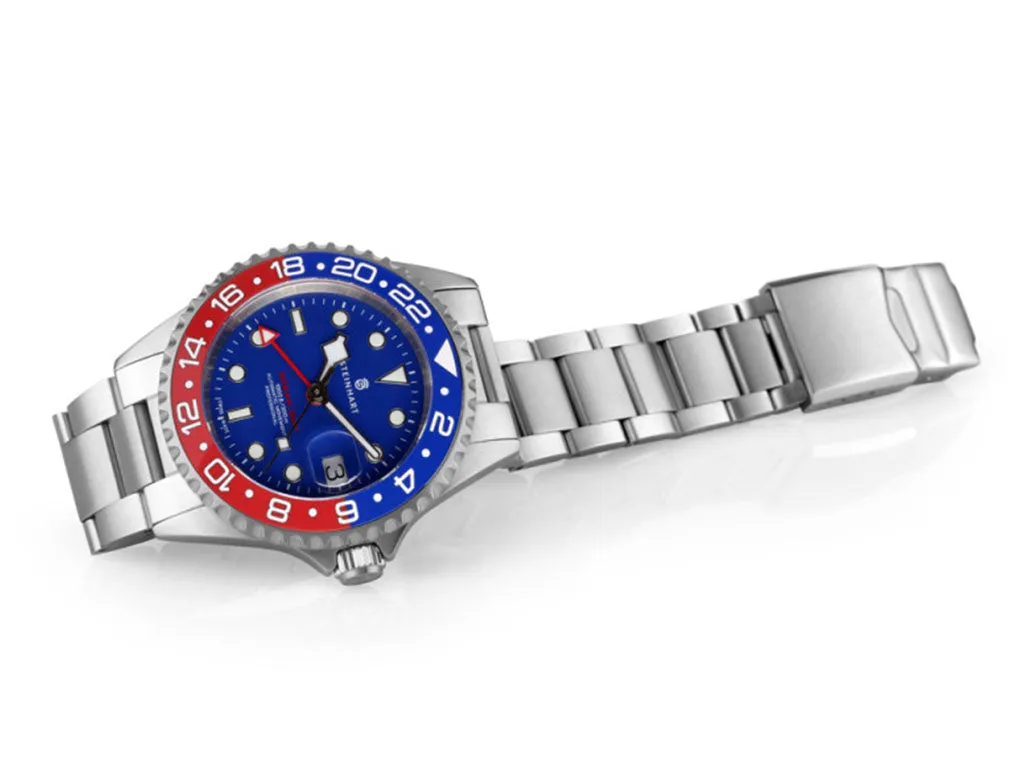 Ocean One GMT Blue/Red Ceramic with Blue Dial