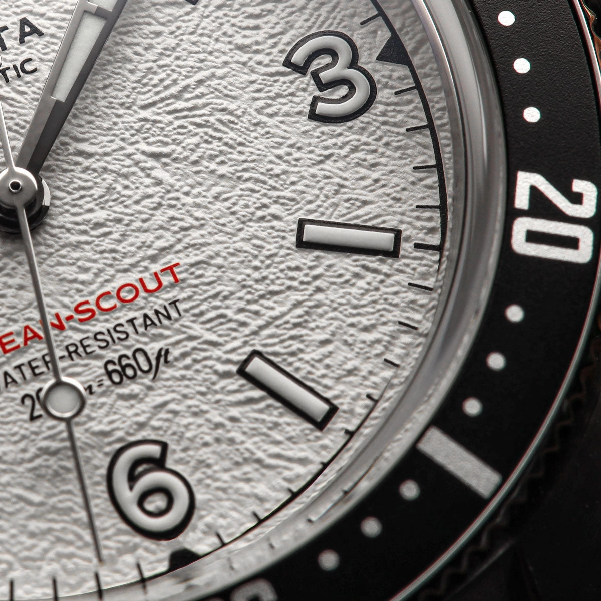 Ocean-Scout Dive Watch - Ice White