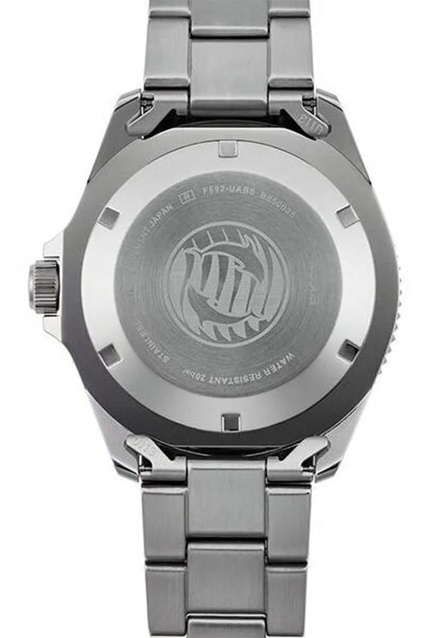 Orient Kanno Automatic Stainless Steel Black Dial Day-Date Divers Mens Watch RA-AA0008B19A