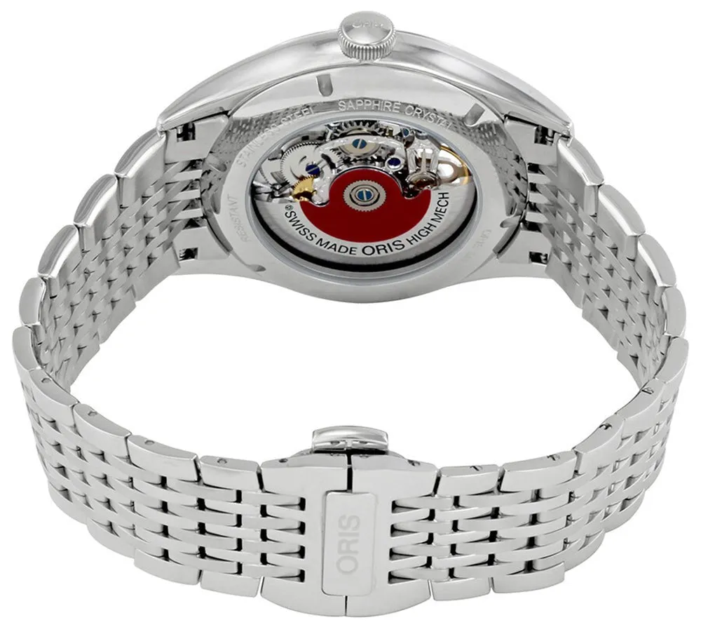 Oris Artelier Skeleton Automatic Stainless Steel Mens Watch 734 7721 4051-07 8 21 88