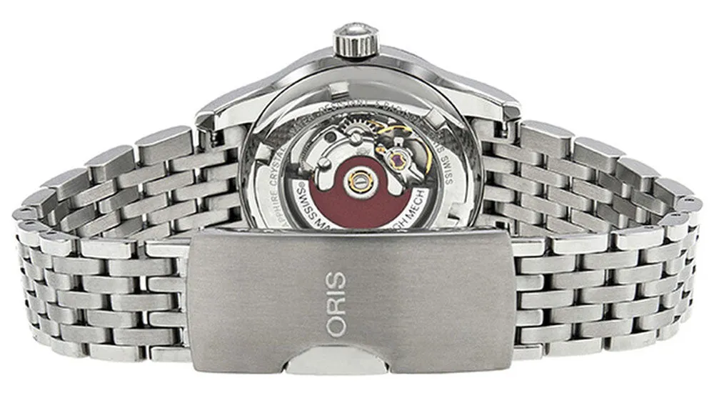 Oris Classic Date Automatic Stainless Steel Silver Dial Womens Watch 561 7650 4051-07 8 14 61