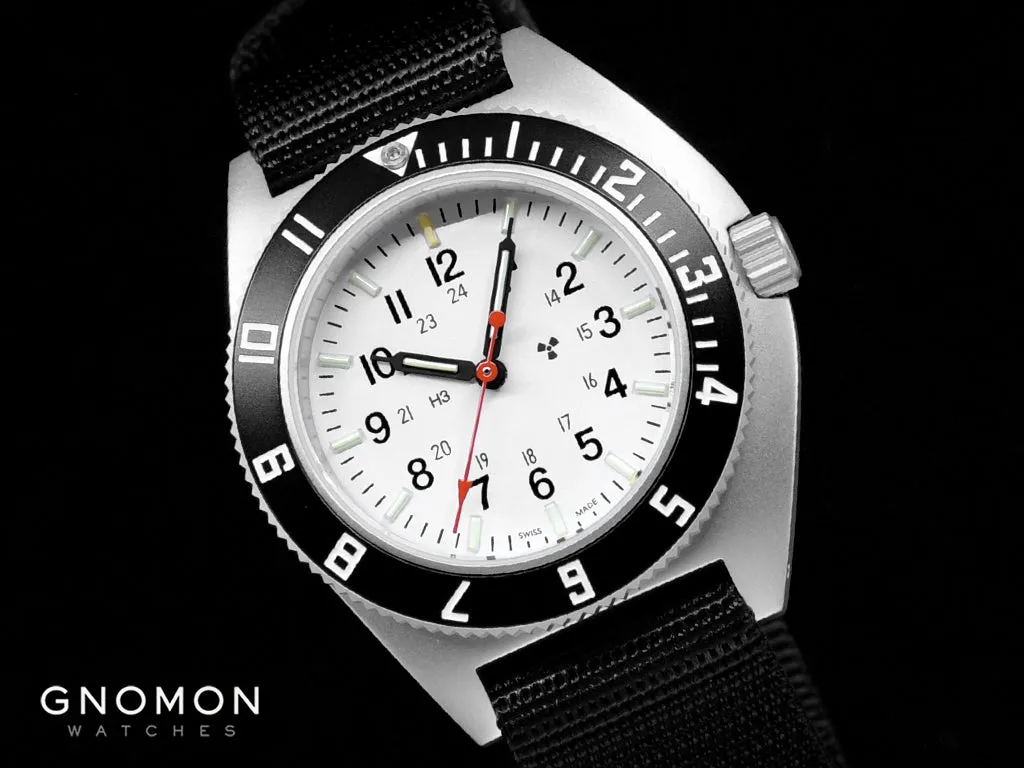 Pilot’s Navigator Stainless Steel Arctic Quartz (SSNAV) - Ballistic Nylon Ref. WW194001SS-0501