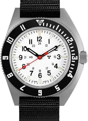 Pilot’s Navigator Stainless Steel Arctic Quartz (SSNAV) - Ballistic Nylon Ref. WW194001SS-0501