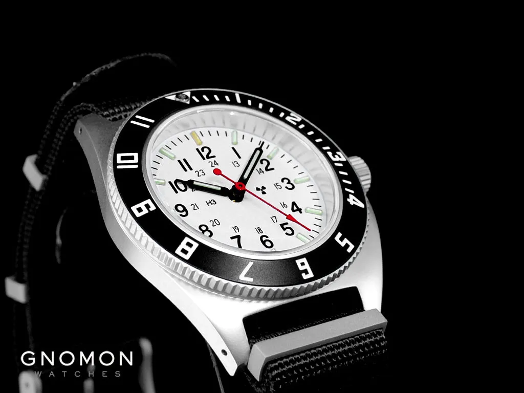 Pilot’s Navigator Stainless Steel Arctic Quartz (SSNAV) - Nylon DEFSTAN Ref. WW194001SS-0503
