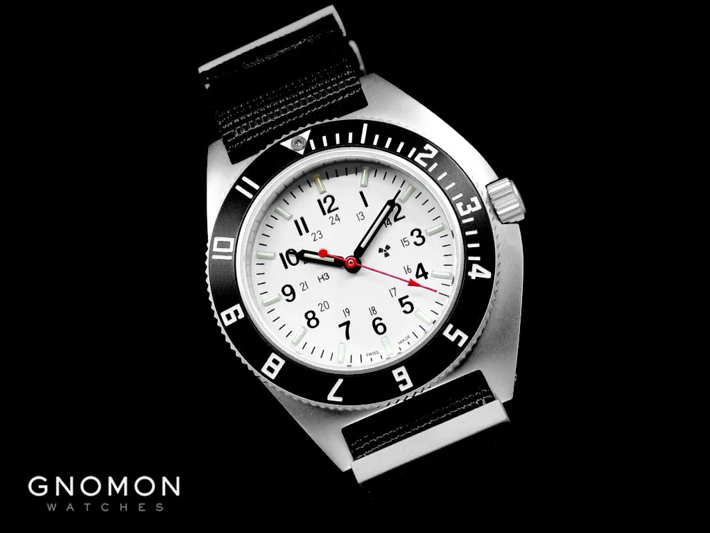 Pilot’s Navigator Stainless Steel Arctic Quartz (SSNAV) - Nylon DEFSTAN Ref. WW194001SS-0503