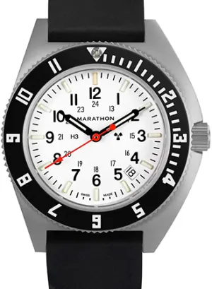 Pilot’s Navigator Stainless Steel Arctic Quartz w/Date (SSNAV-D) - 3-Piece Rubber Strap Kit Ref. WW194013SS-0530