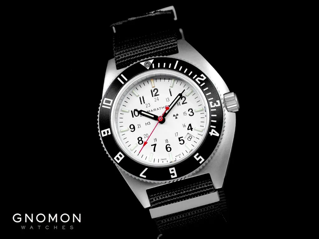 Pilot’s Navigator Stainless Steel Arctic Quartz w/Date (SSNAV-D) - Nylon DEFSTAN Ref. WW194013SS-0503