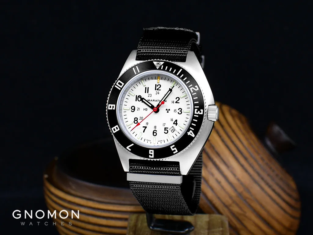 Pilot’s Navigator Stainless Steel Arctic Quartz w/Date (SSNAV-D) - Nylon DEFSTAN Ref. WW194013SS-0503
