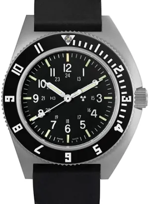 Pilot’s Navigator Stainless Steel Sterile Dial - 3-Piece Rubber Strap Kit Ref. WW194001SS-0830
