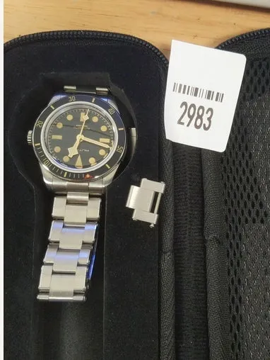 ★Pre-Owned★Militado Retro 38mm BB58 NH35 Automatic Watch ML06