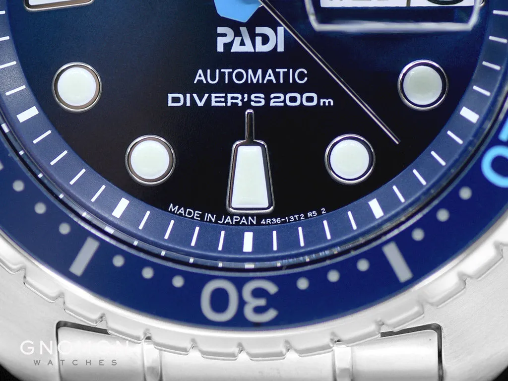 Prospex PADI “Great Blue” King Turtle 200M Automatic Ref. SBDY125