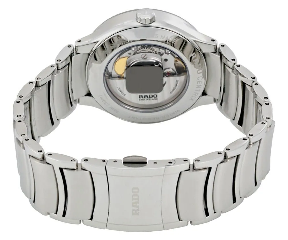 Rado Centrix Automatic Day-Date Gray Dial Stainless Steel Mens Watch R30156103