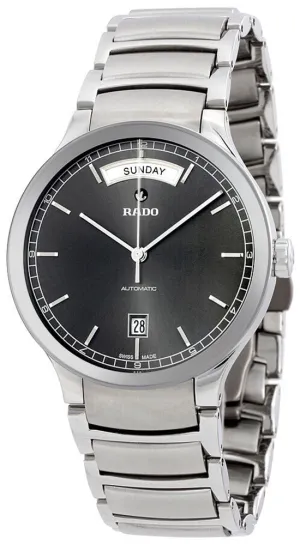 Rado Centrix Automatic Day-Date Gray Dial Stainless Steel Mens Watch R30156103