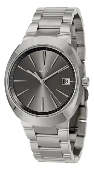 Rado D-Star Ceramos & Steel Mens Watch Calendar Quartz Grey Dial R15943113