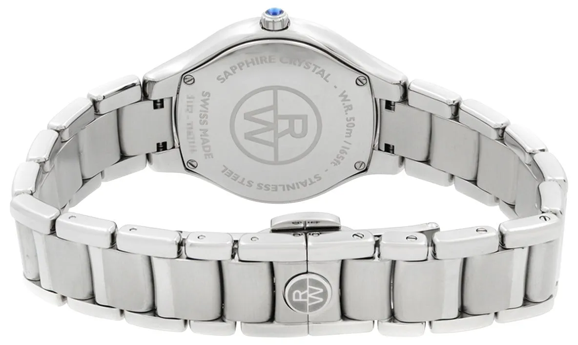 Raymond Weil Noemia Stainless Steel Pink Mother-of-Pearl Dial Diamonds Quartz Womens Watch 5132-ST-00986