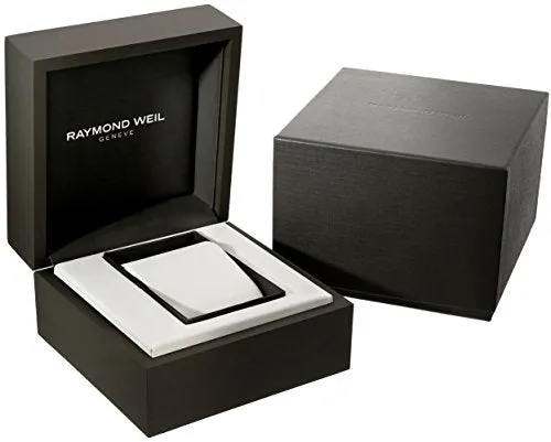 Raymond Weil Tango Chronograph Stainless Steel Black Dial Rubber Strap Date Divers Quartz Mens Watch 8560-SR1-20001