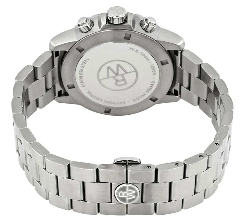 Raymond Weil Tango Chronograph Stainless Steel Silver Dial Date Quartz Divers Mens Watch 8570-ST3-65501