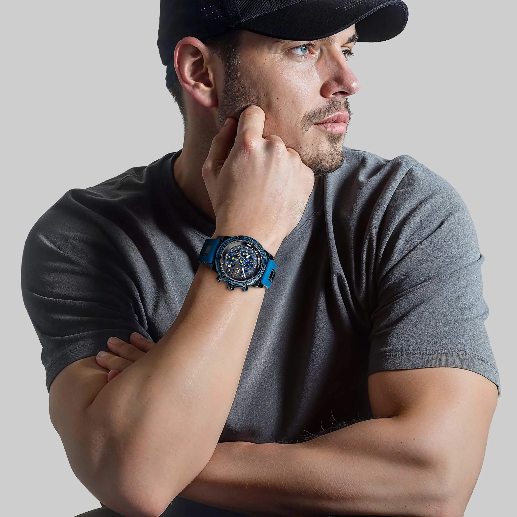 Renegade Gray Blue Men's Watch