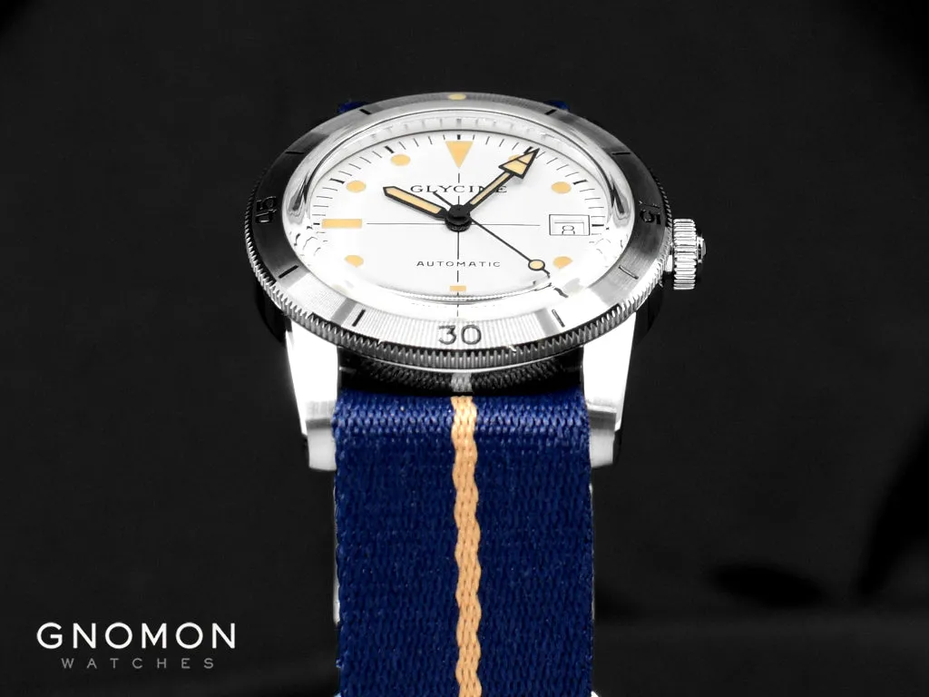 Sea Kraken 39mm White - Blue Nylon Ref. GL0503