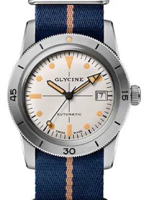 Sea Kraken 39mm White - Blue Nylon Ref. GL0503