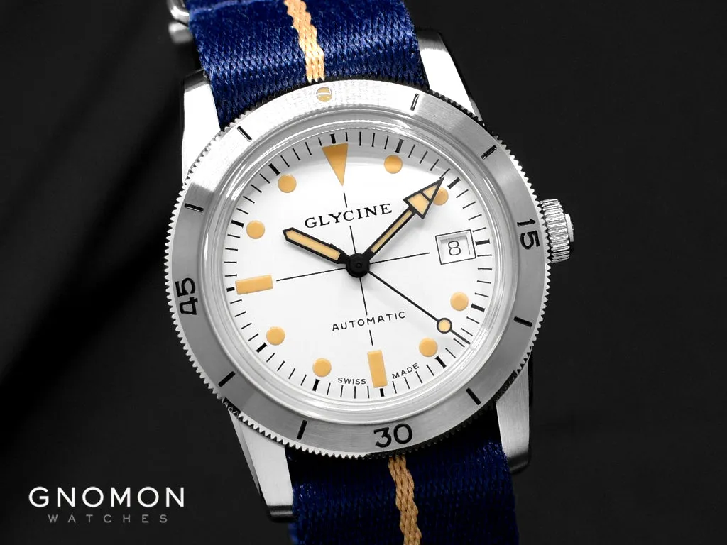 Sea Kraken 39mm White - Blue Nylon Ref. GL0503