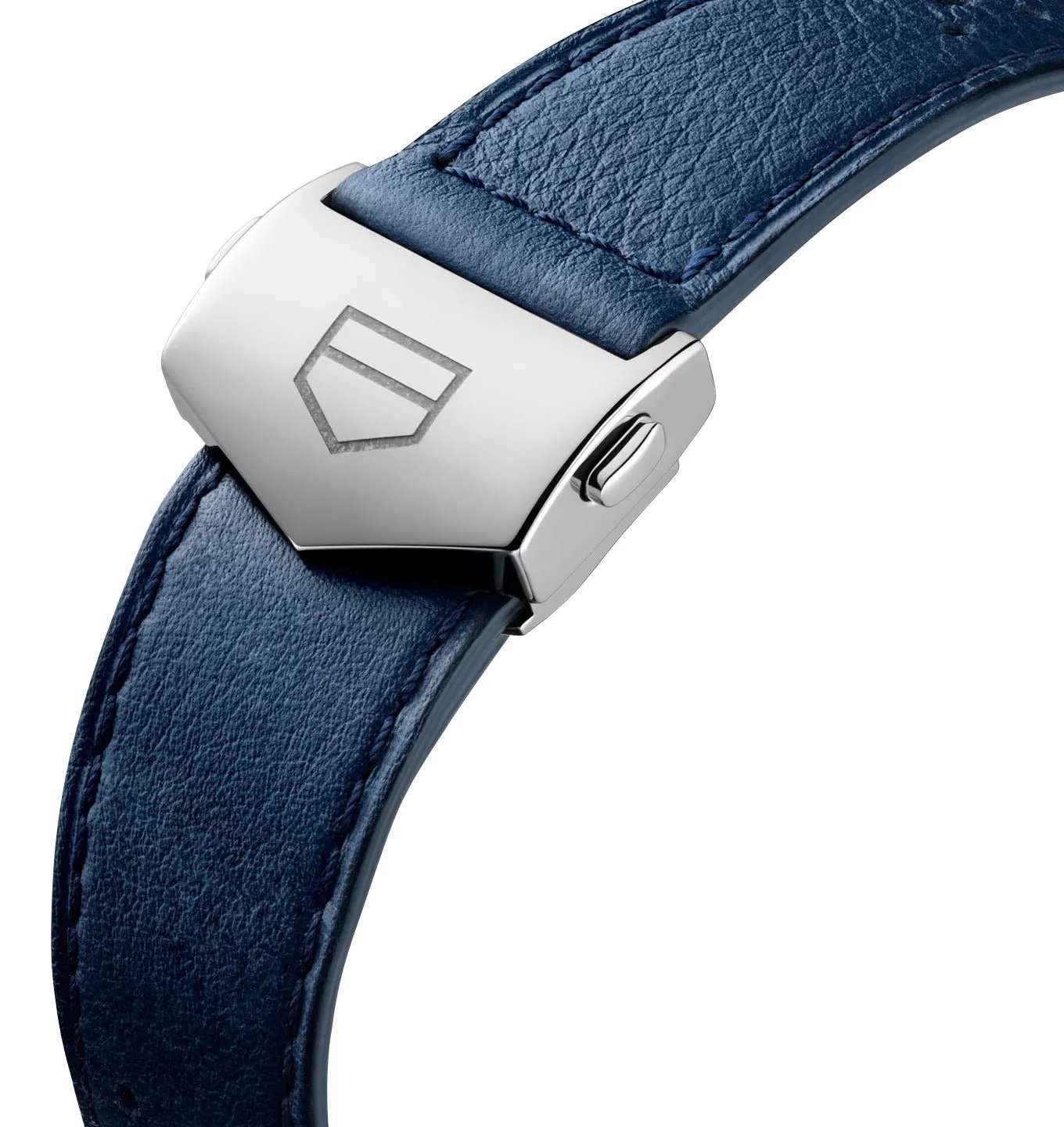 Special Edition TAG Heuer Monaco Gulf Automatic Chronograph Stainless Steel Blue Dial Blue Leather Strap Date Mens Watch CBL2115.FC6494