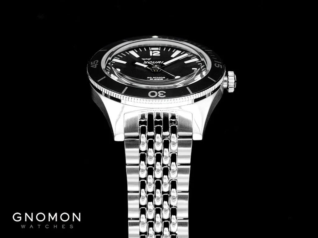 Super-Squale Arabic Numerals Black - Bracelet
