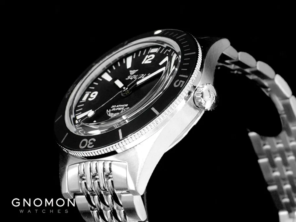 Super-Squale Arabic Numerals Black - Bracelet