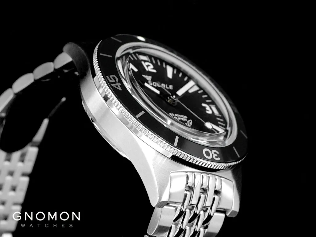 Super-Squale Arabic Numerals Black - Bracelet