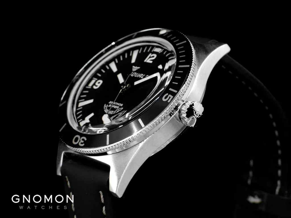 Super-Squale Arabic Numerals Black - Leather