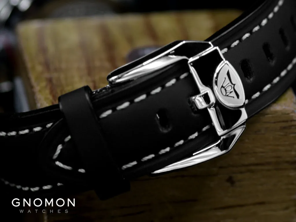 Super-Squale Arabic Numerals Black - Leather