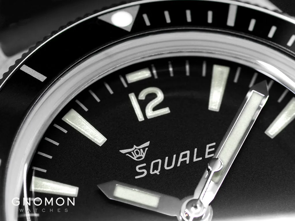 Super-Squale Arabic Numerals Black - Leather